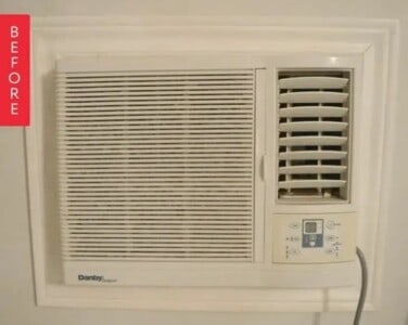 Bedroom DIY AC Unit Cover: Simple 7 Step Guide + Inspo