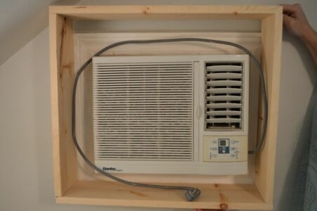 Bedroom DIY AC Unit Cover: Simple 7 Step Guide + Inspo