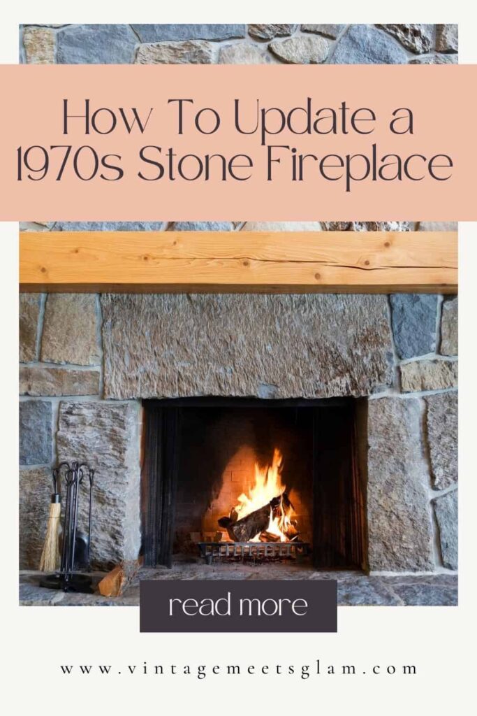 Learn How To Update a 1970s Stone Fireplace in 2022