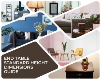 End Table Standard Height - Side Table Dimensions Guide