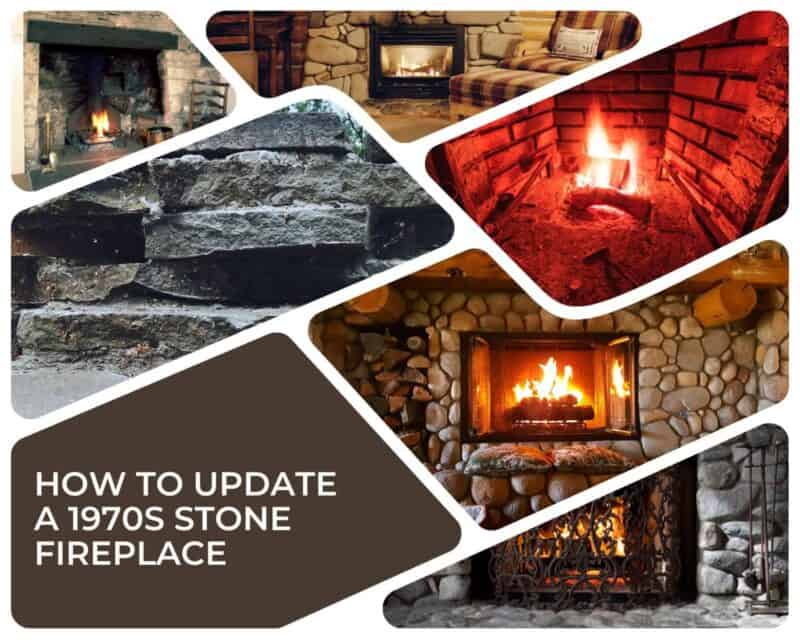 How To Update a 1970s Stone fireplace