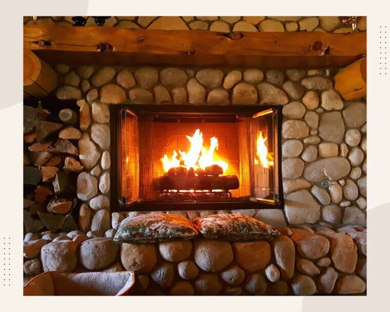 How To Update a 1970s Stone fireplace