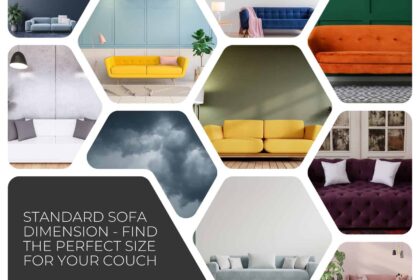 Standard Sofa Dimensions - Find the perfect size for your couch