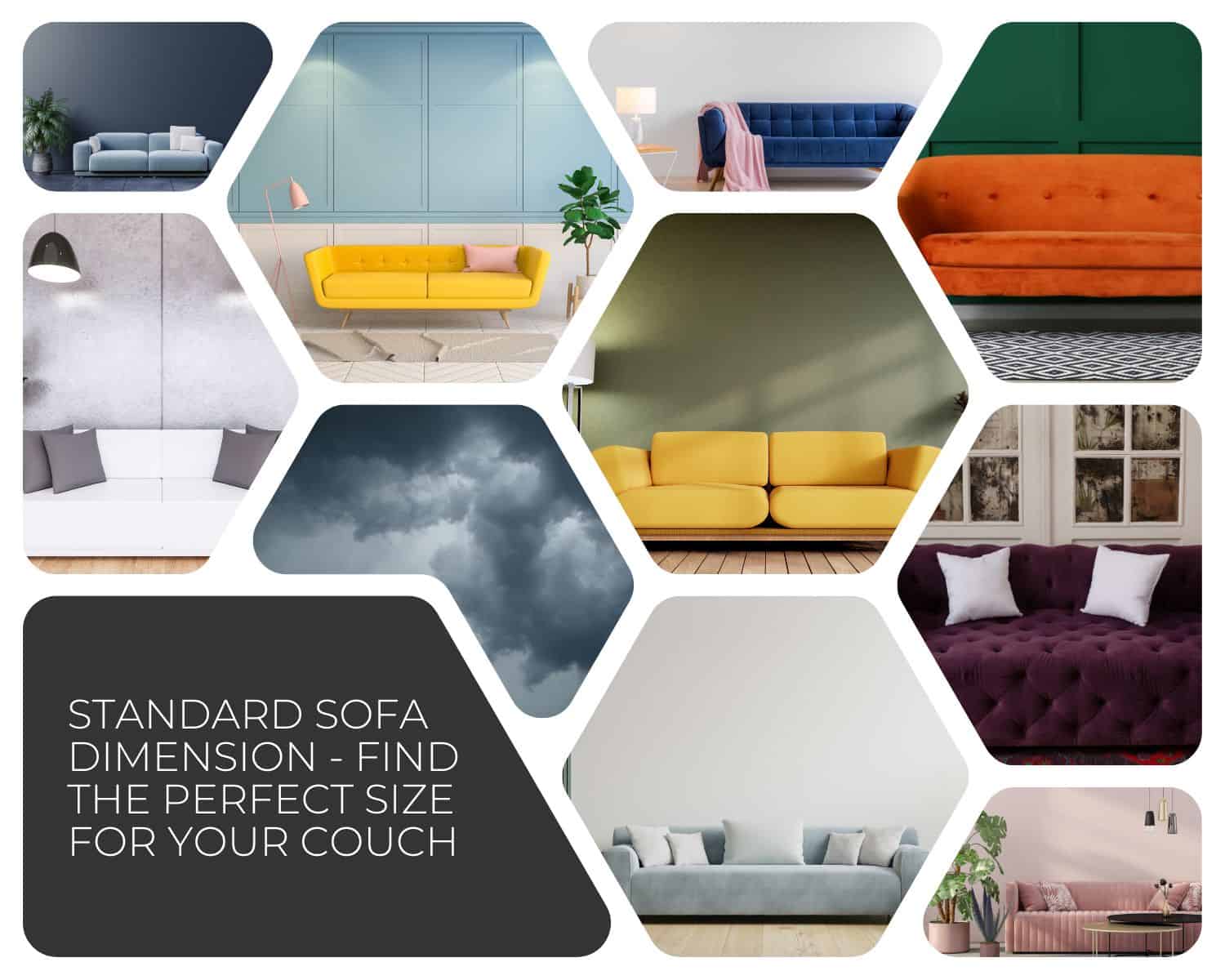 Standard Sofa Dimensions - Find the perfect size for your couch
