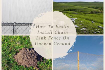 How To Easily Install Chain Link Fence On Uneven Ground