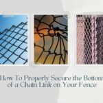 Secure the Bottom of a Chain Link on Your Fence