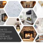 How to Whitewash Stone Fireplace. Step by Step