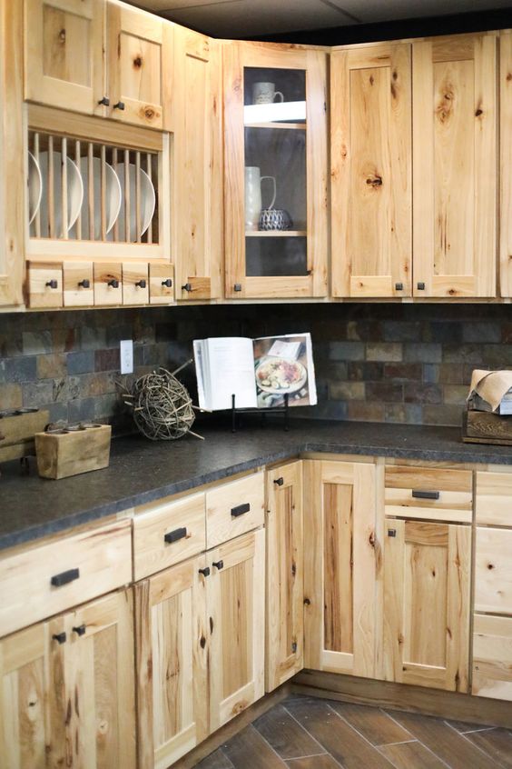 11 Best Countertop Colors & Materials For Your Hickory Cabinets