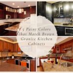 Colors that Match Brown Granite Kitchen Cabinets