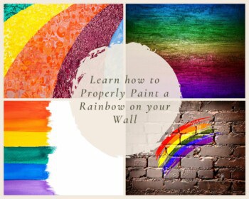 Learn how to Properly Paint a Rainbow on your Wall