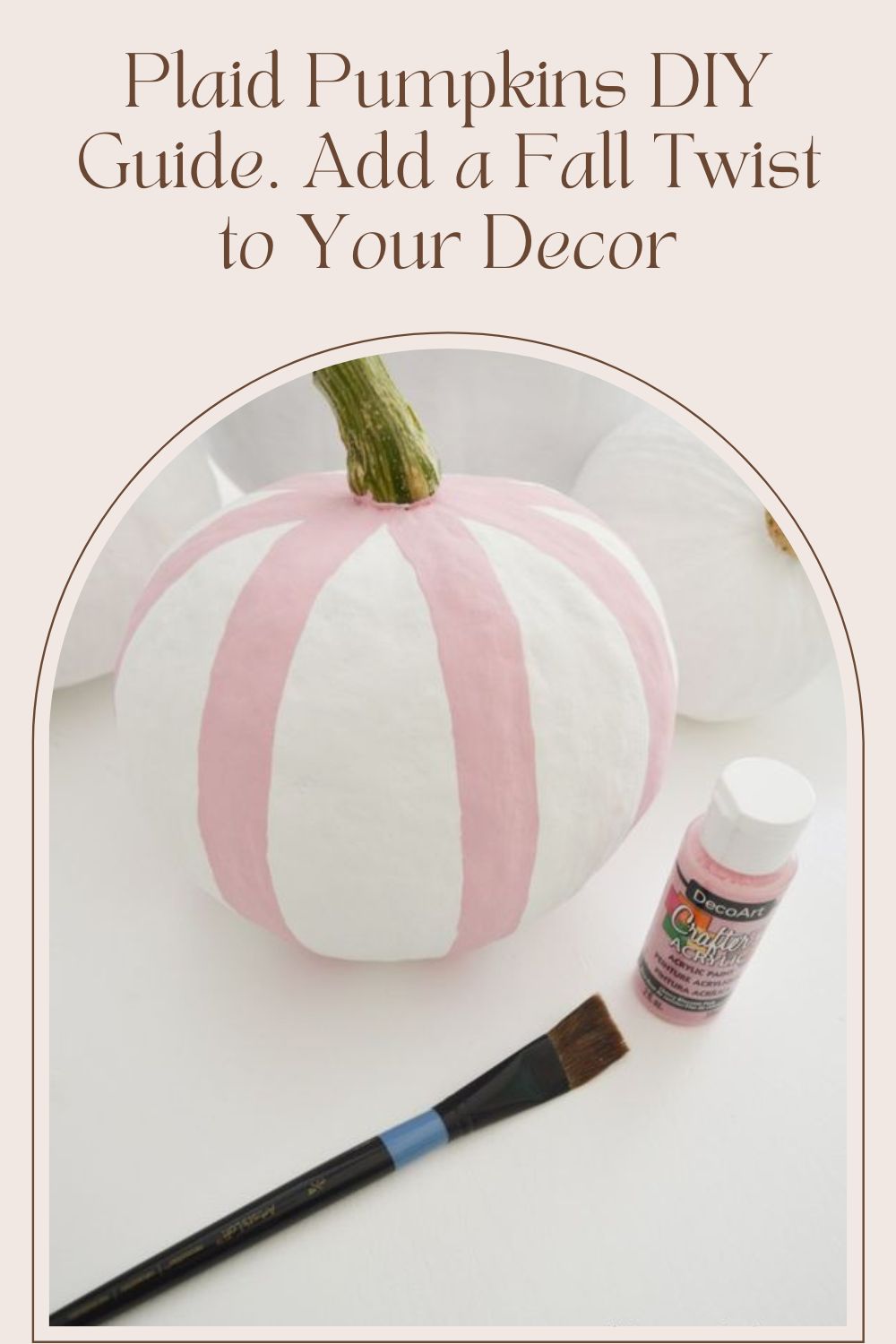 Plaid Pumpkins DIY Guide. Add a Fall Twist to Your Decor